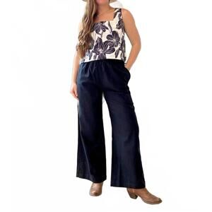 NEW NARY koh rong lounge pant in black linen